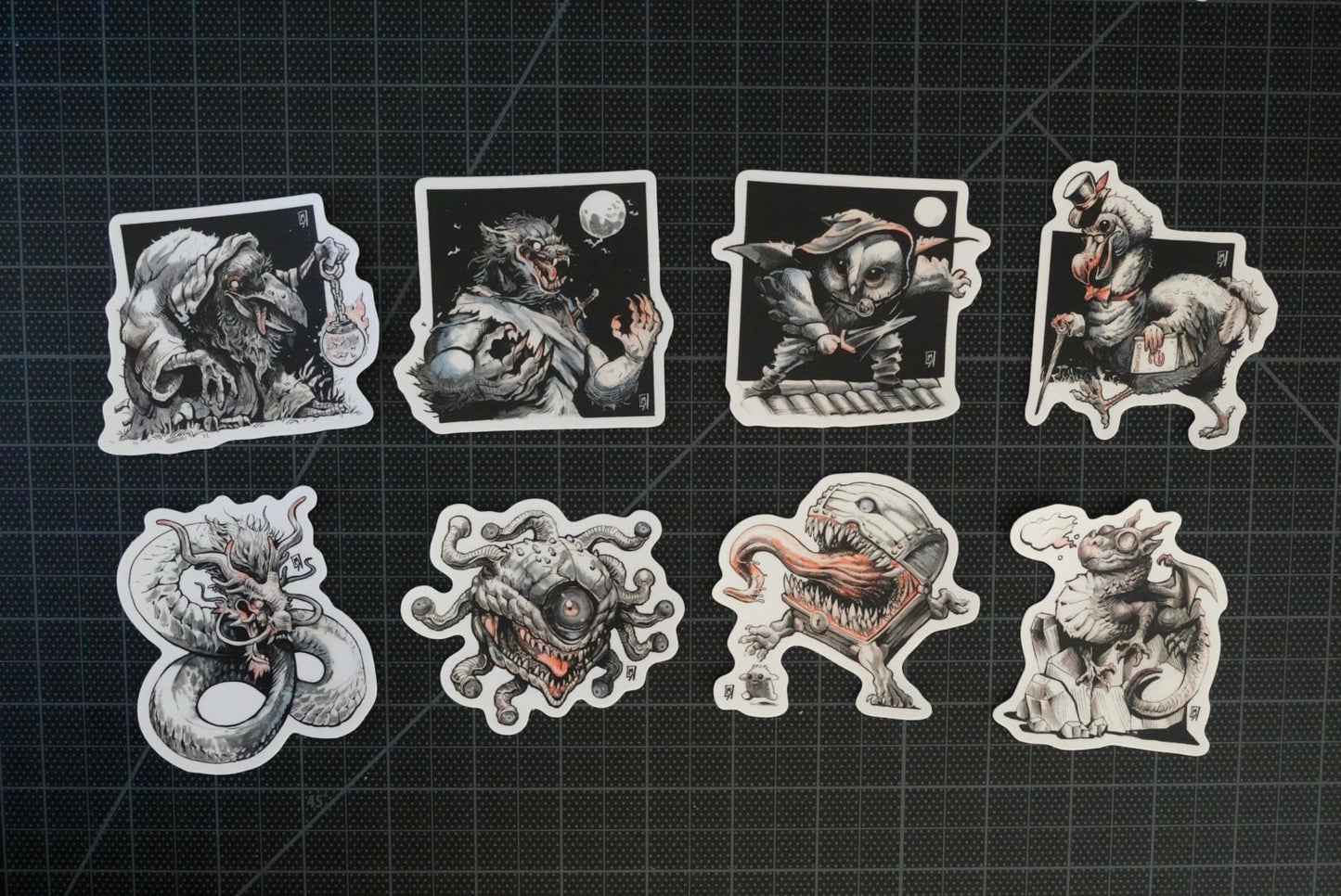 Werewolf sticker