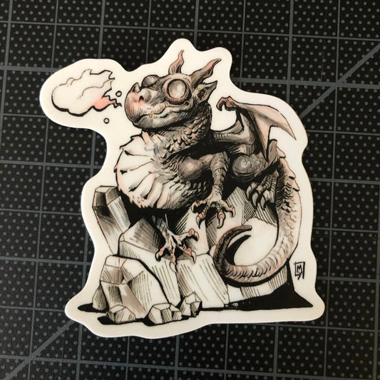 Baby dragon sticker