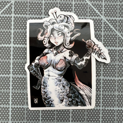 Siren mermaid sticker