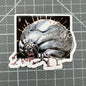 Tick boss monster sticker