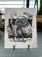 Yokai guy art print, 8x10, 5x7
