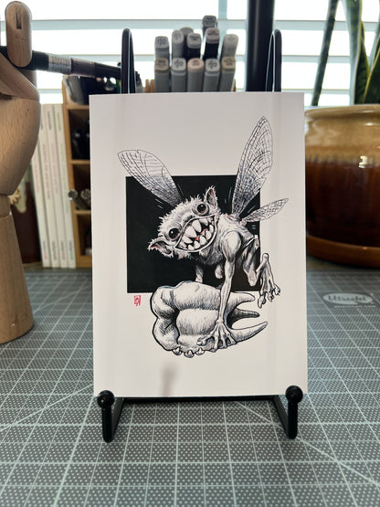 Tooth fairy art print, 5x7