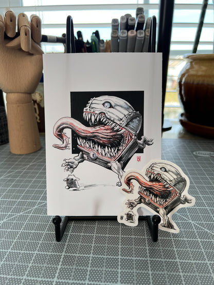 Mobile Mimic art print, 5x7