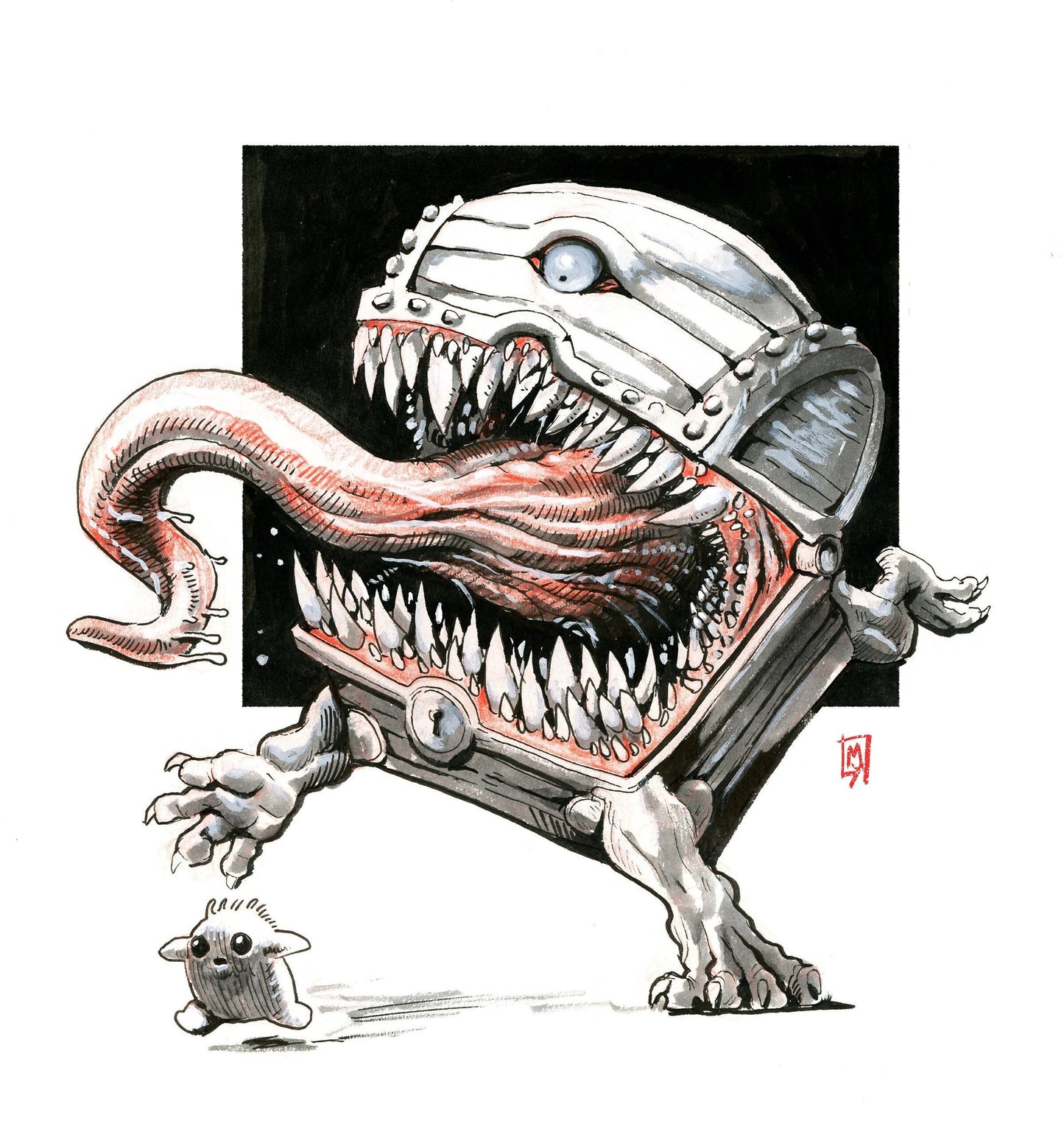 Mobile Mimic art print, 5x7