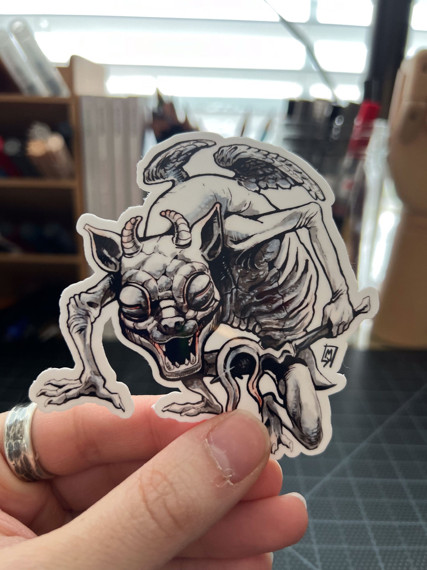 Gargoyle Imp sticker