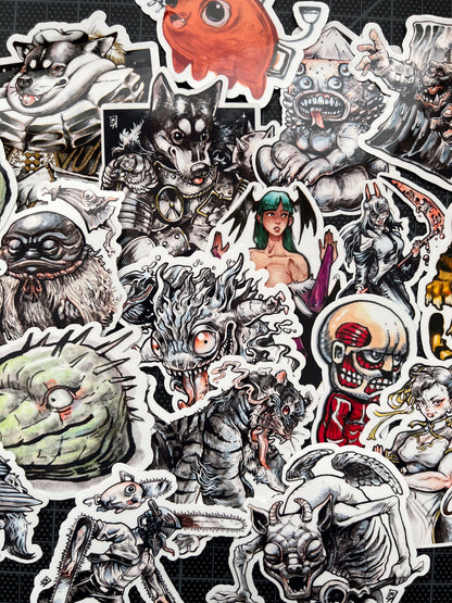 Yokai guy sticker