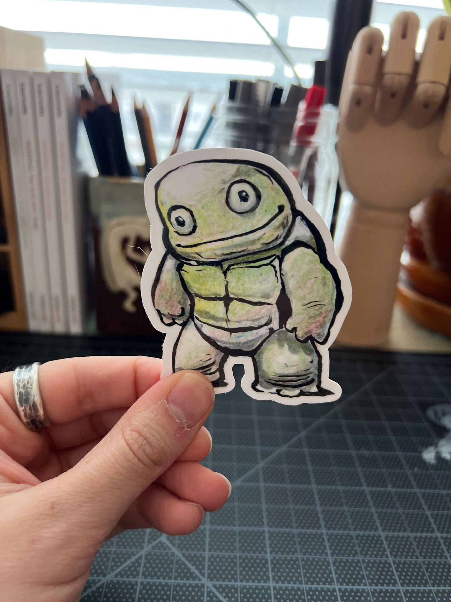 Turtle, little guy sticker