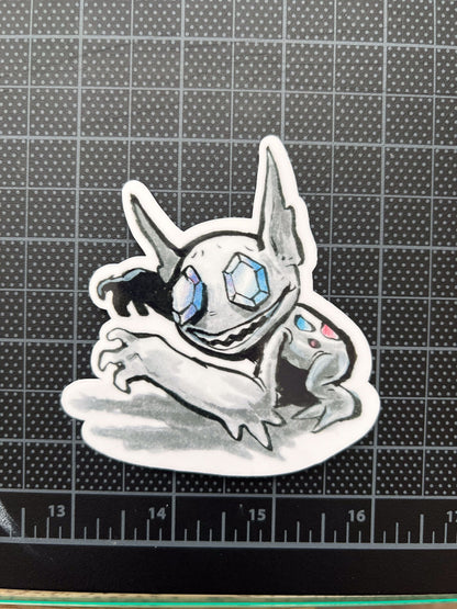 gem eyed goblin sticker