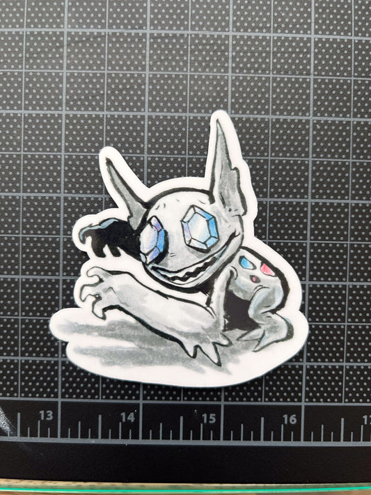 gem eyed goblin sticker