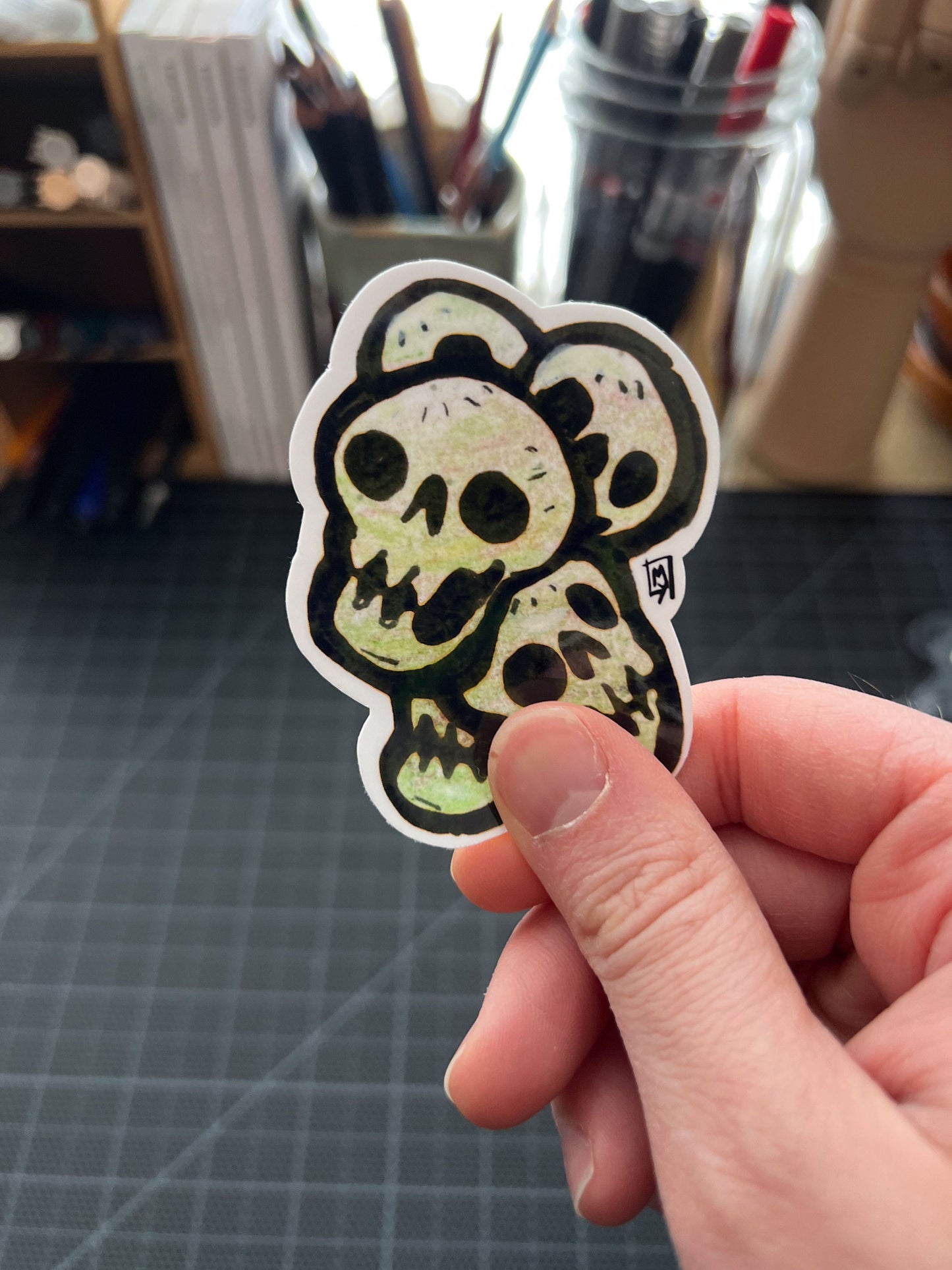 Pile of Skulls sticker