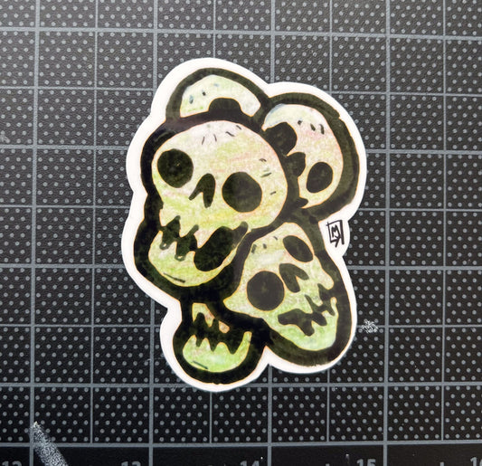 Pile of Skulls sticker